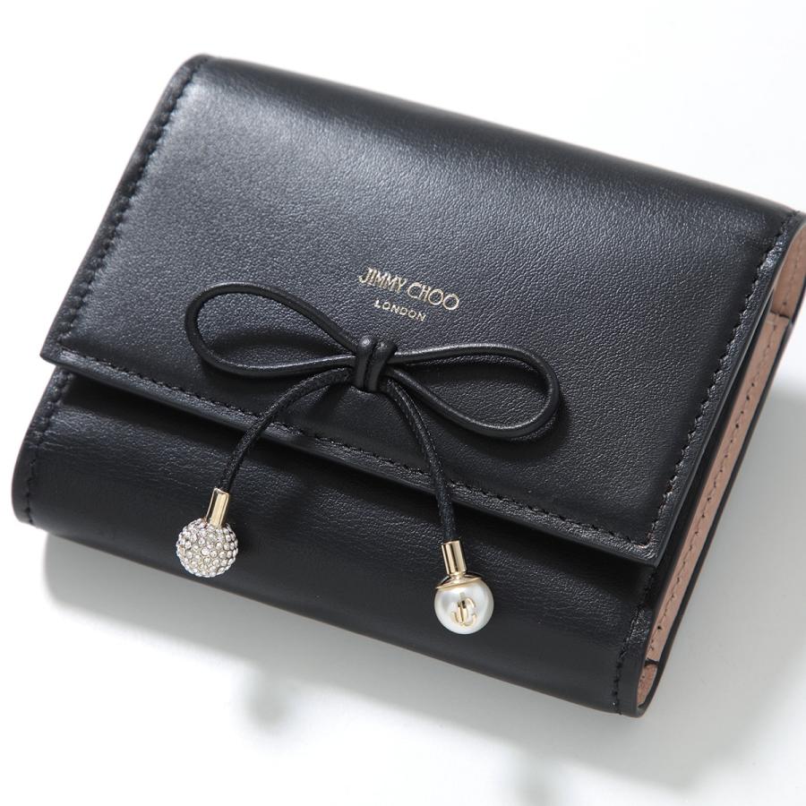 JIMMY CHOO（ジミーチュウ） 三つ折り財布 MARINDA KHY マリンダ