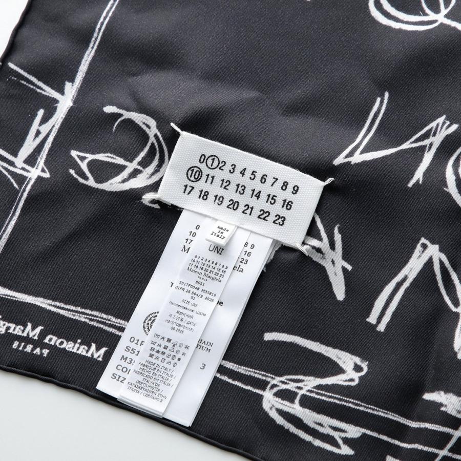 MAISON MARGIELA メゾンマルジェラ スカーフ S51TF0048 M35819 レディース ナンバリング シルク カラー3色 S51TF0048M35819900Sの画像