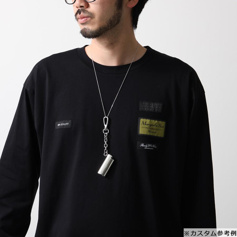 MAISON MARGIELA メゾンマルジェラ ライターケース SA1UA0012 P8834 レディース メタル チャーム ロゴ H7161 SA1UA0012P8834H7161の画像