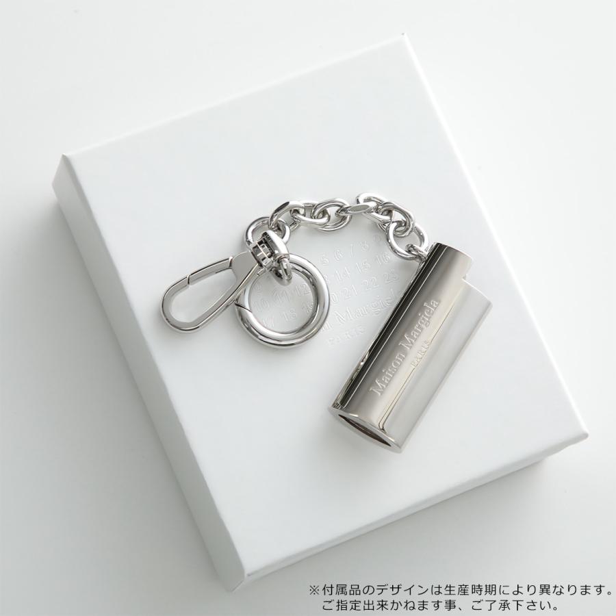 超希少 タグ付き メゾンマルジェラ ホワイト がま口ケース キーホルダー付 メゾンマルジェラ キーケース メンズ レディース ステッチ アイボリー