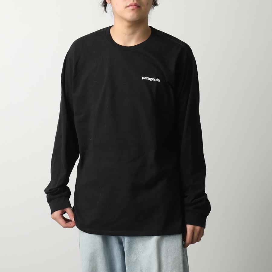 tama　patagonia長袖カットソー 2枚セット　ホワイト ブラック patagonia（パタゴニア） Tシャツ メンズ ロングスリーブ P-6ロゴ