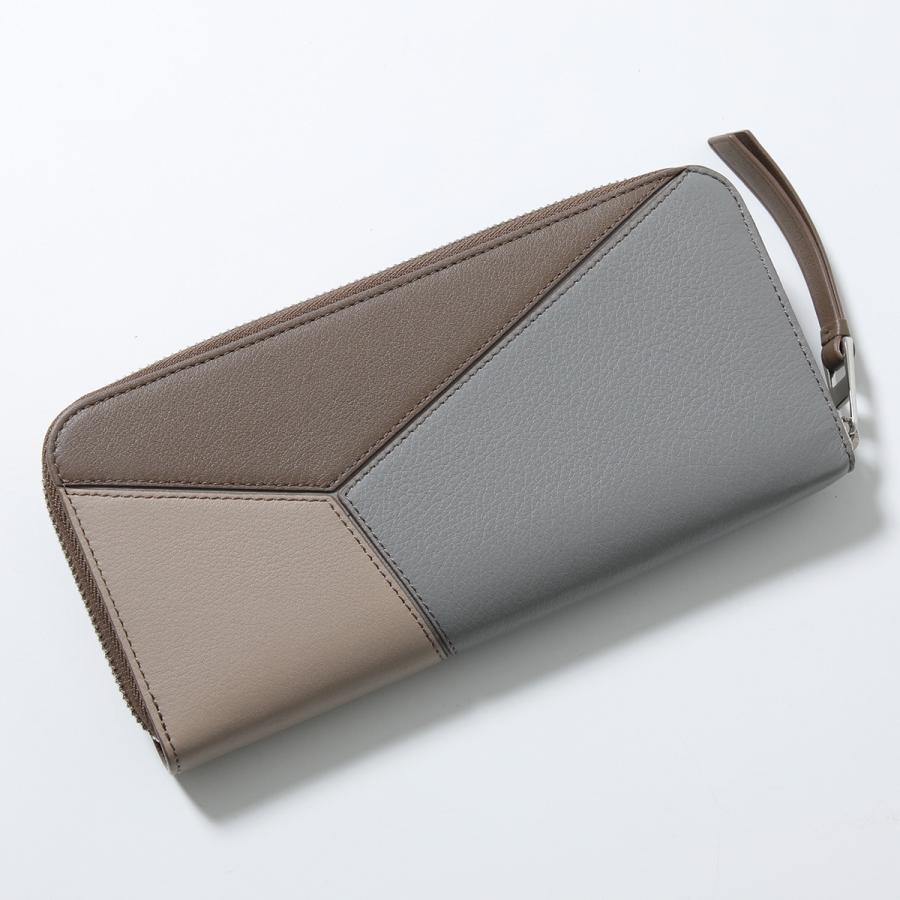 LOEWE（ロエベ） ラウンドファスナー長財布 PUZZLE ZIPPED OPEN WALLET