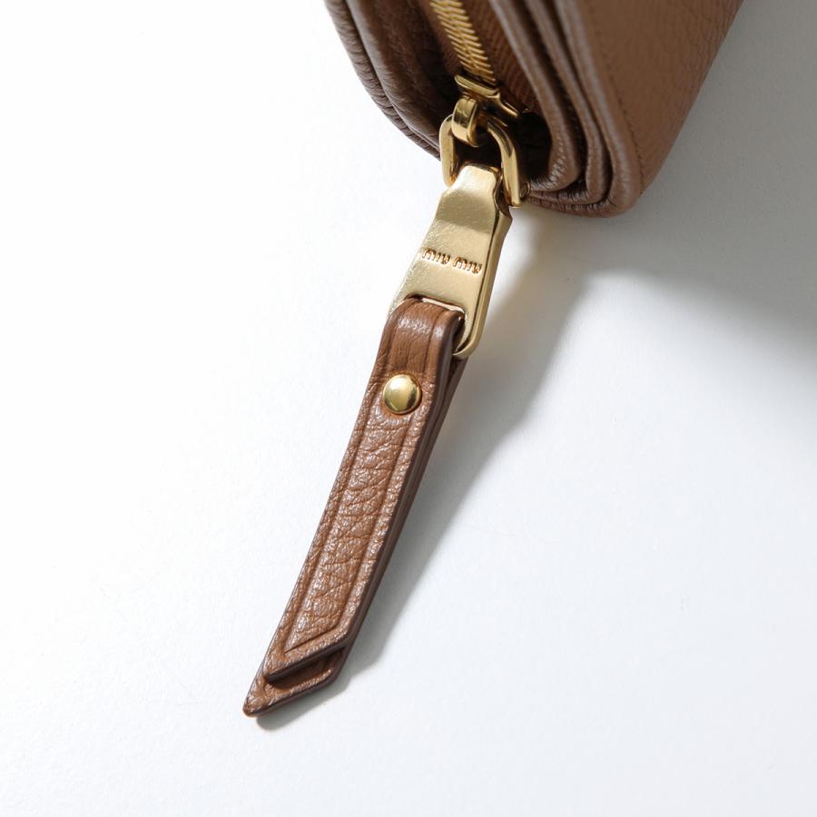 miu miu（ミュウミュウ） 二つ折り財布 5ML053 2F8V レディース レザー