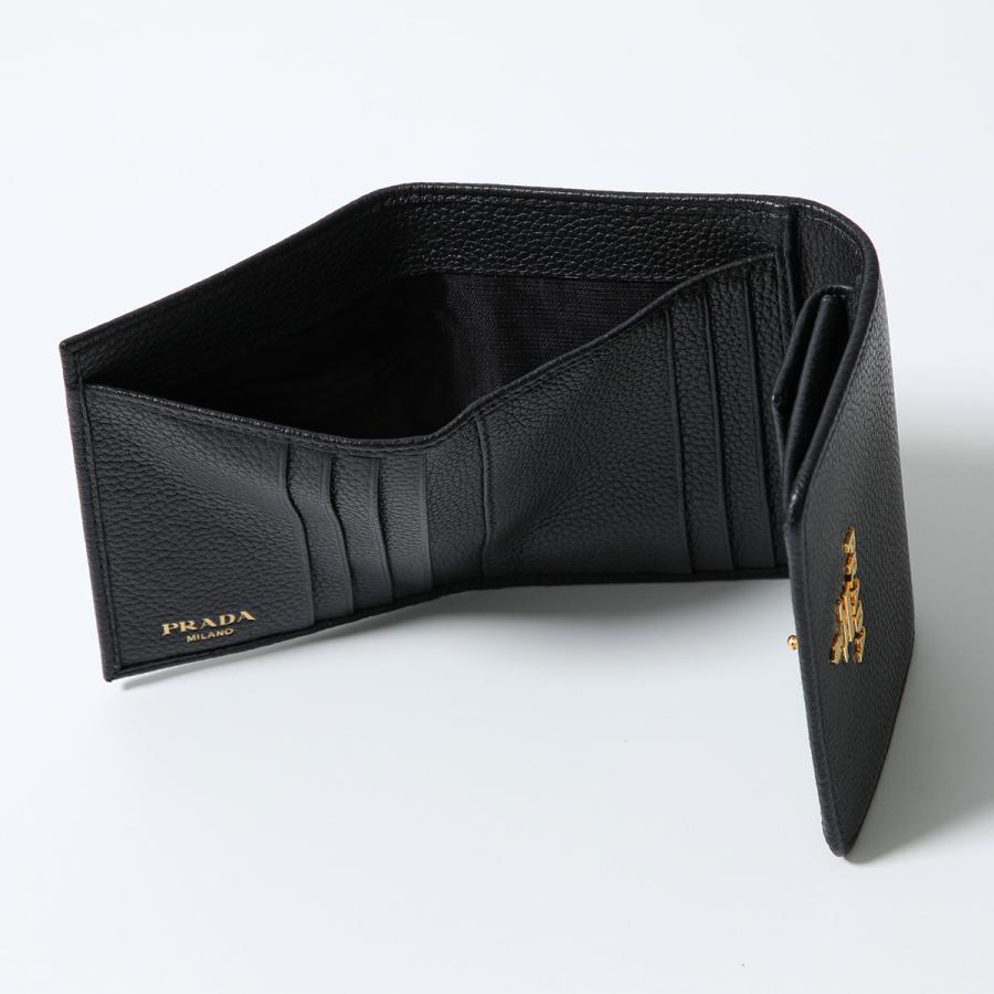 PRADA（プラダ） 三つ折り財布 1MH176 2E3A レディース レザー ロゴ