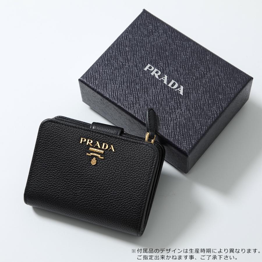 PRADA（プラダ） 二つ折り財布 1ML018 2E3A レディース レザー ミニ