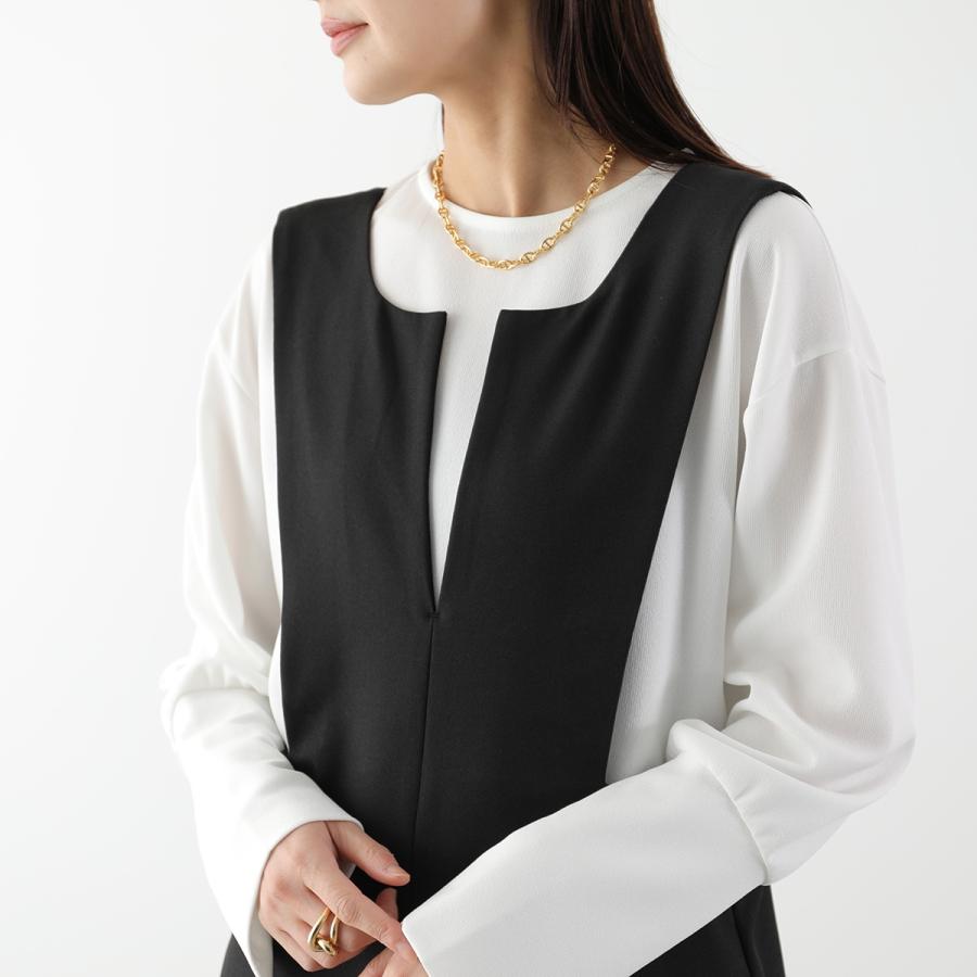 最後の１着☆新品！超お得！高級総レース チュニック 入手困難品 完売品　Dignite collier ディニテコリエ 黒 Dignite collier（ディニテコリエ） ワンピース 80255016 レディース