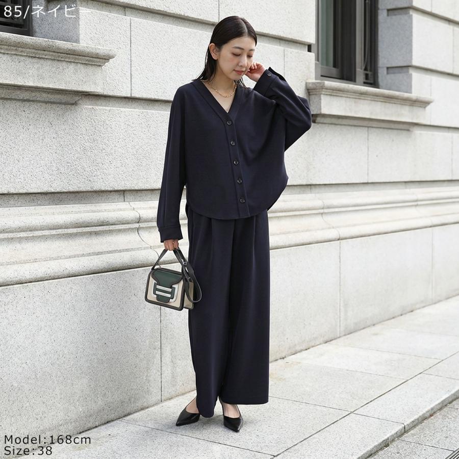 Cafune（カフネ） ワイドパンツ 615610 レディース ダブルニット