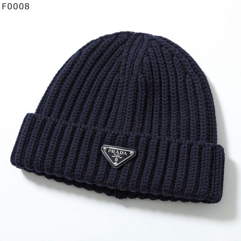 PRADA（プラダ） ニット帽 2HC390 2DZL レディース トライアングルロゴ