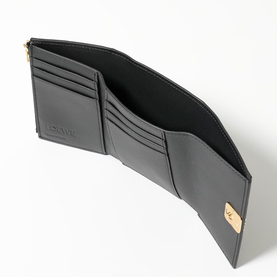 ✨未使用に近い✨　LOEWE ミニ財布　アナグラム　アマソナ　二つ折り　刻印 LOEWE（ロエベ） 二つ折り財布 C565302X07 メンズ バイフォールド