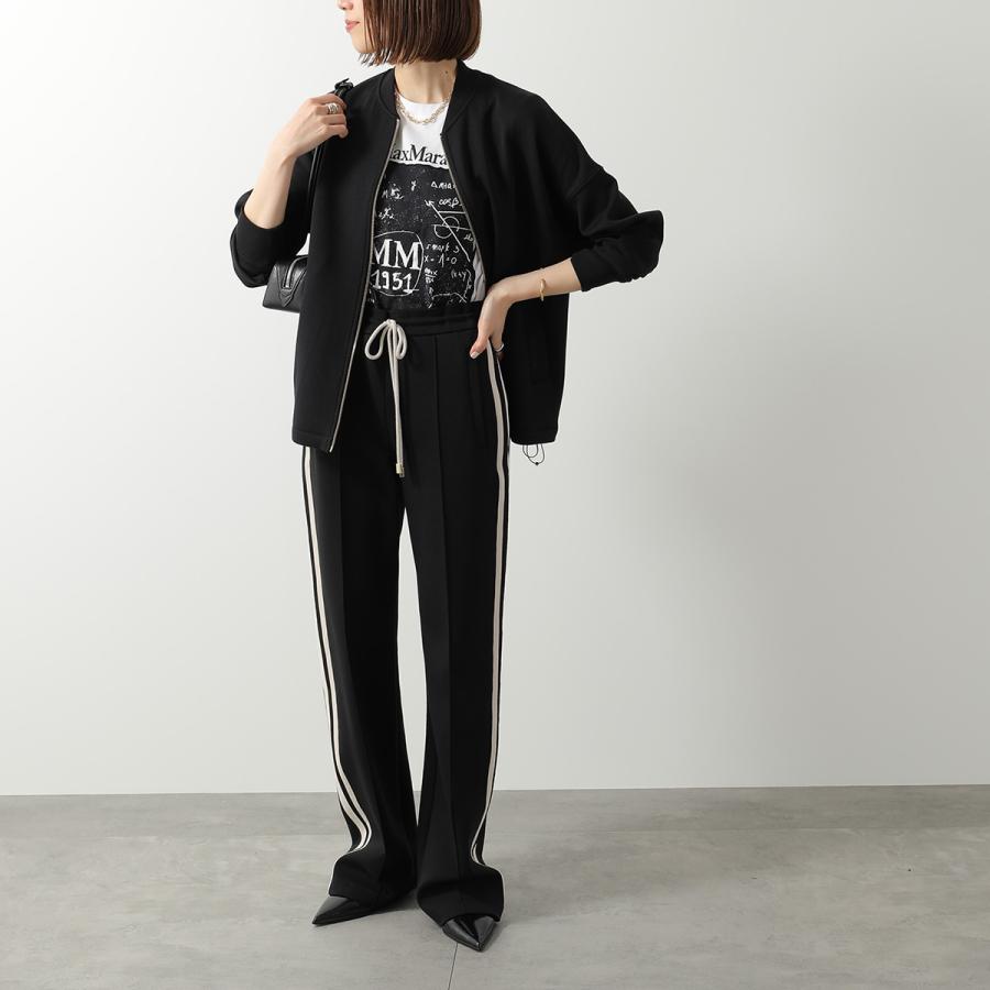 ‘S Max Mara エスマックスマーラ　スウェットパンツ　ブラック S S MAXMARA（エスマックスマーラ） エス マックスマーラ スウェット
