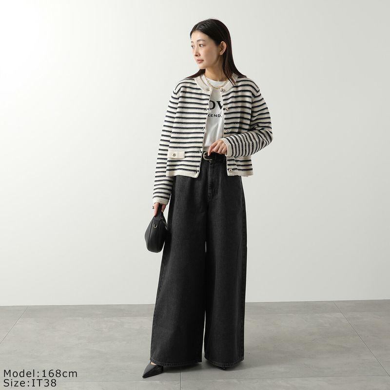 ✨極美品 マックスマーラ ベルテッド2タックワイドカーゴパンツ カーキ 40 MAXMARA WEEKEND LINE（マックスマーラウィークエンドライン） WEEKEND