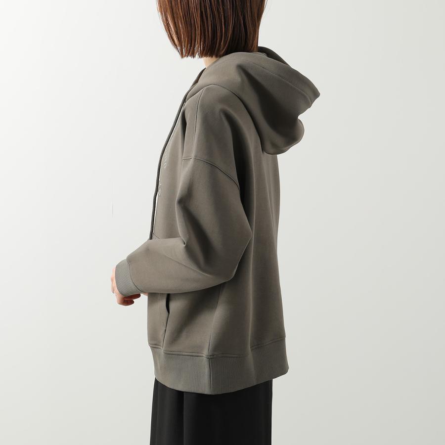 未使用 Max Mara LEISURE マックスマーラレジャー ラウンドヘム オーバーサイズ ジップアップ パーカー フーディー XS ピンク レディース 古着 中古 USED Max Mara - 未使用 Max Mara LEISURE マックスマーラレジャー ラウンド