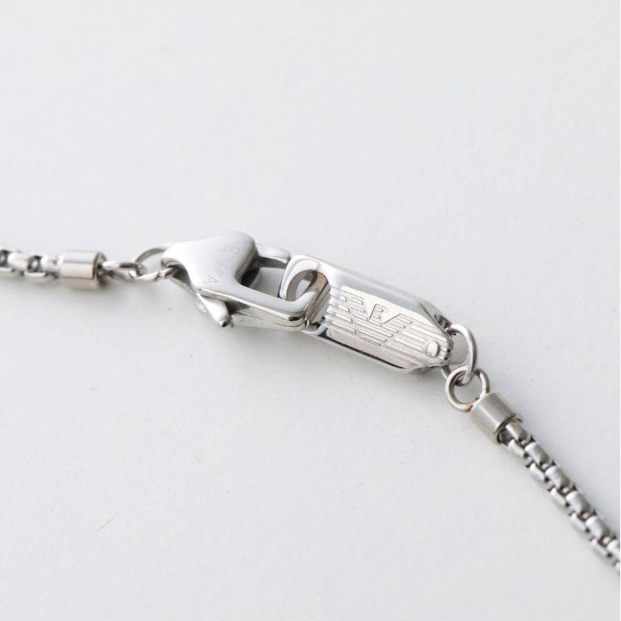 エンポリオ アルマーニ ツイスト ネックレス シルバー925 EA 銀製 EMPORIO ARMANI エンポリオアルマーニ ネックレス EGS2986040 メンズ
