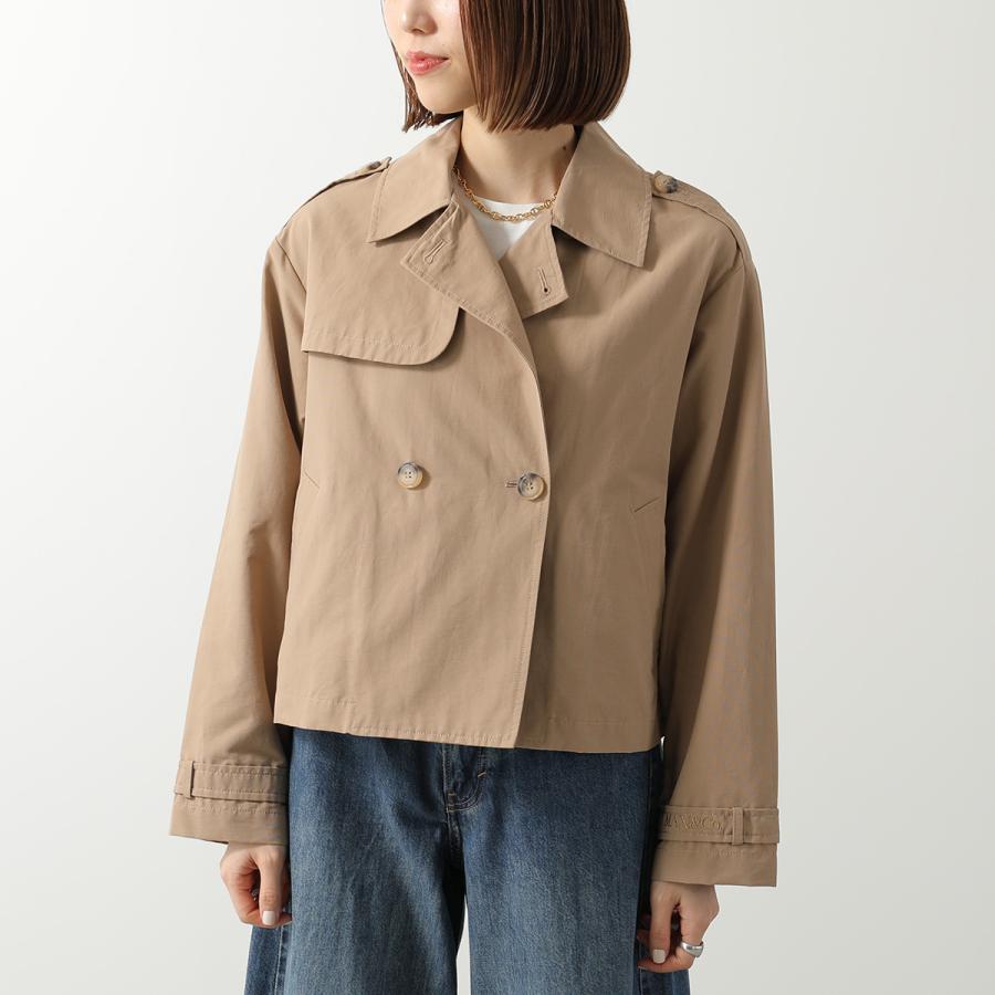 MaxMara ベージュ トレンチコート　ショートコート ビリア] ショート トレンチ コート, beige | Max Mara