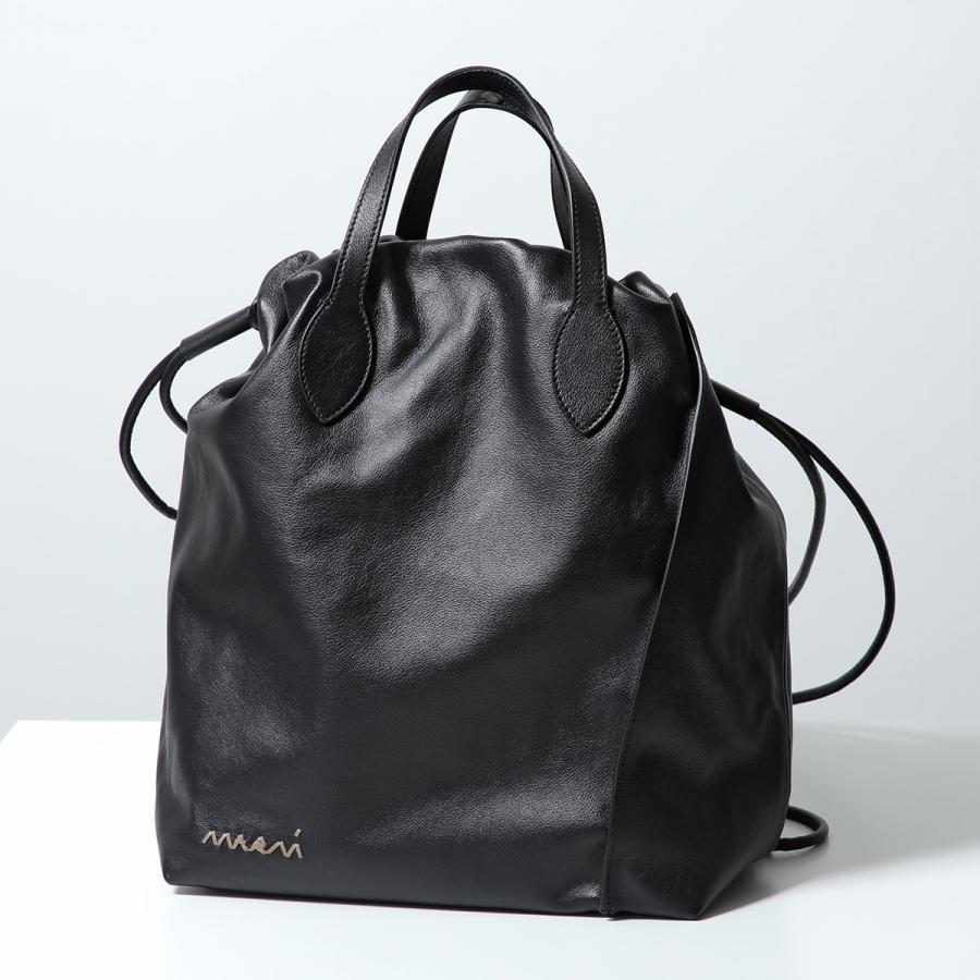 MARNI バッグ 黒【保存袋付き】お値下げ‼️ マルニ MARNI MARNI ショルダーバッグ SBMQ0068A0 P5769 （00N99