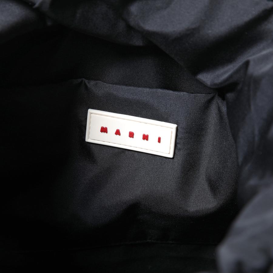 MARNI マルニ ショルダーバッグ Puff パフ SBMQ0125U1 P8068 メンズ キルティング ホーボーバッグ クロスボディ ロゴパッチ 鞄 00N99 SBMQ0125U1P806800N99の画像