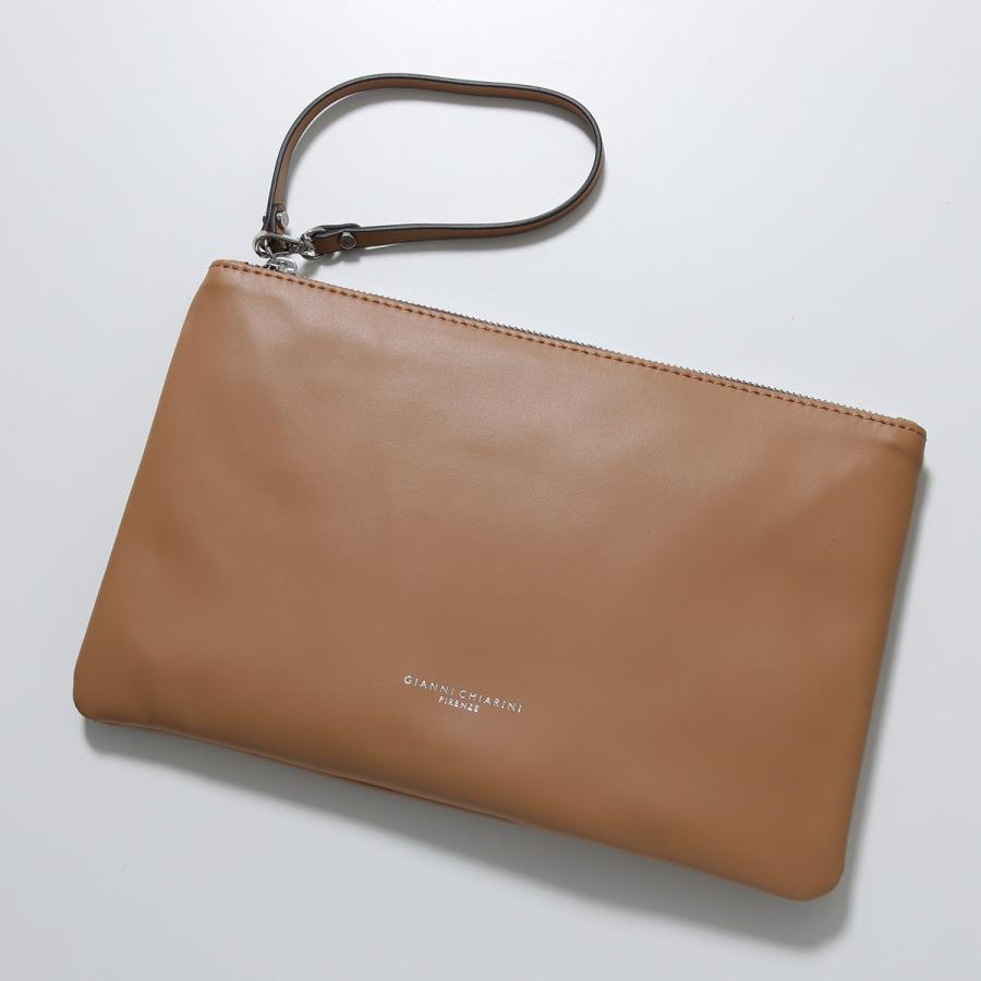 美品GIANNI CHIARINI トートバッグ マルチェッラ　ブラウン　ポーチ GIANNI CHIARINI（ジャンニ キアリーニ） トートバッグ MARCELLA