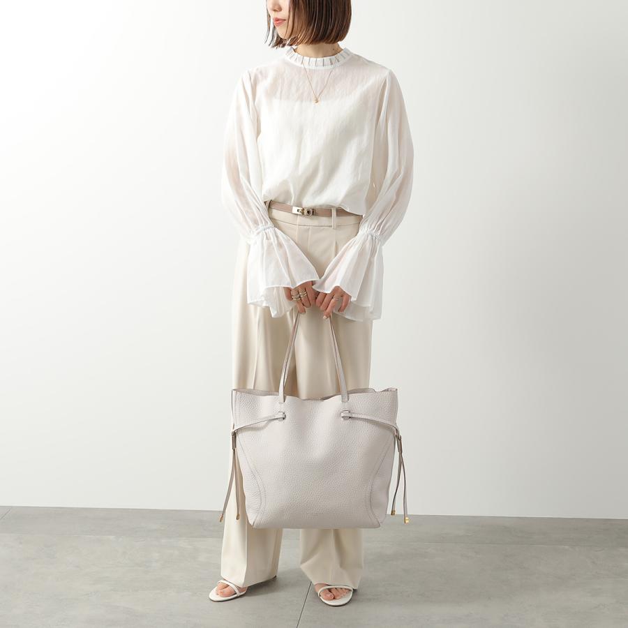 未使用 GIANNI CHIARINI ジャンニキャリーニ ホワイトトートバッグ GIANNI CHIARINI（ジャンニ キアリーニ） トートバッグ VIOLETTE