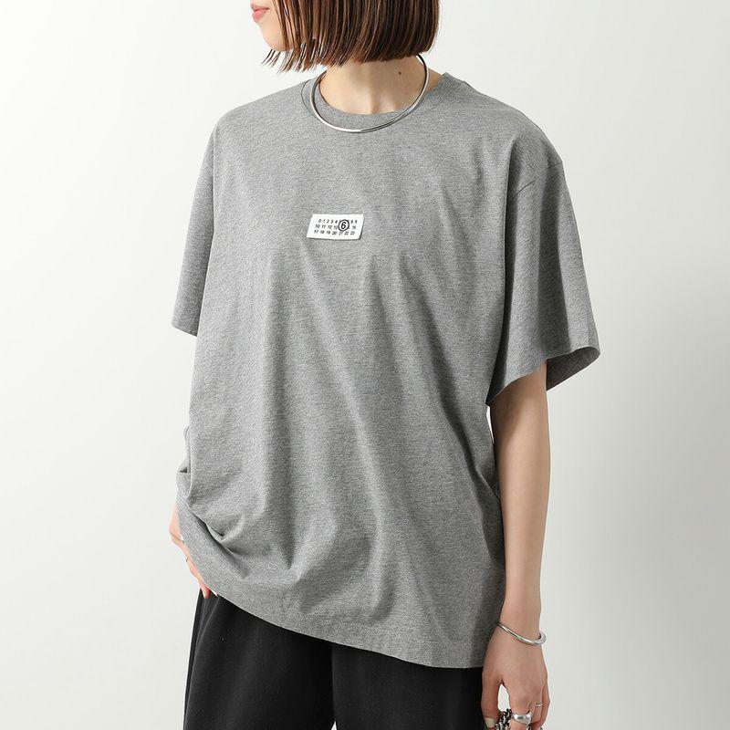☆お値下げ MM6 Tシャツ　ロゴ　マルジェラ　2025購入　グレー MM6 エムエムシックス メゾンマルジェラ Tシャツ SH0GC0071 M20170
