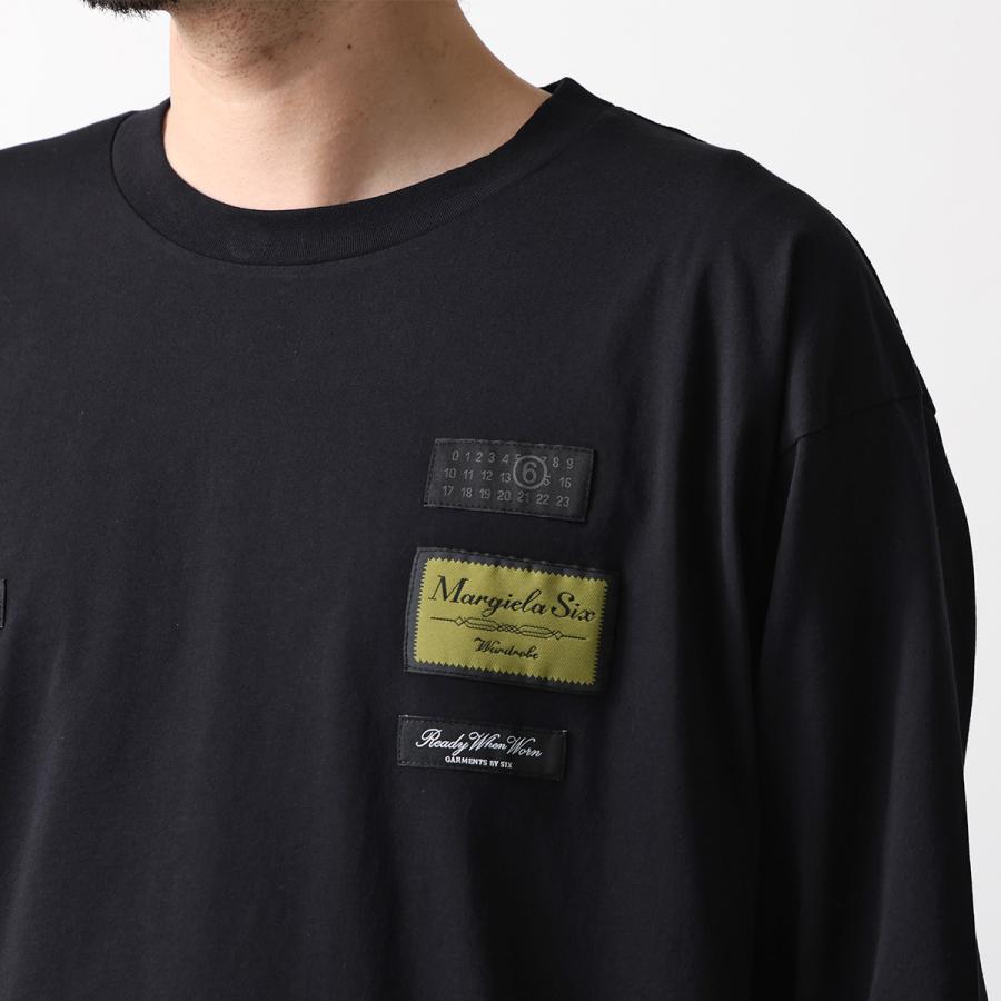 マルタンマルジェラ 6 カットソー Tシャツ ロンT 長袖 XL ナチュラル MM6 Maison Margiela (エムエムシックス メゾン マルジェラ) ワン