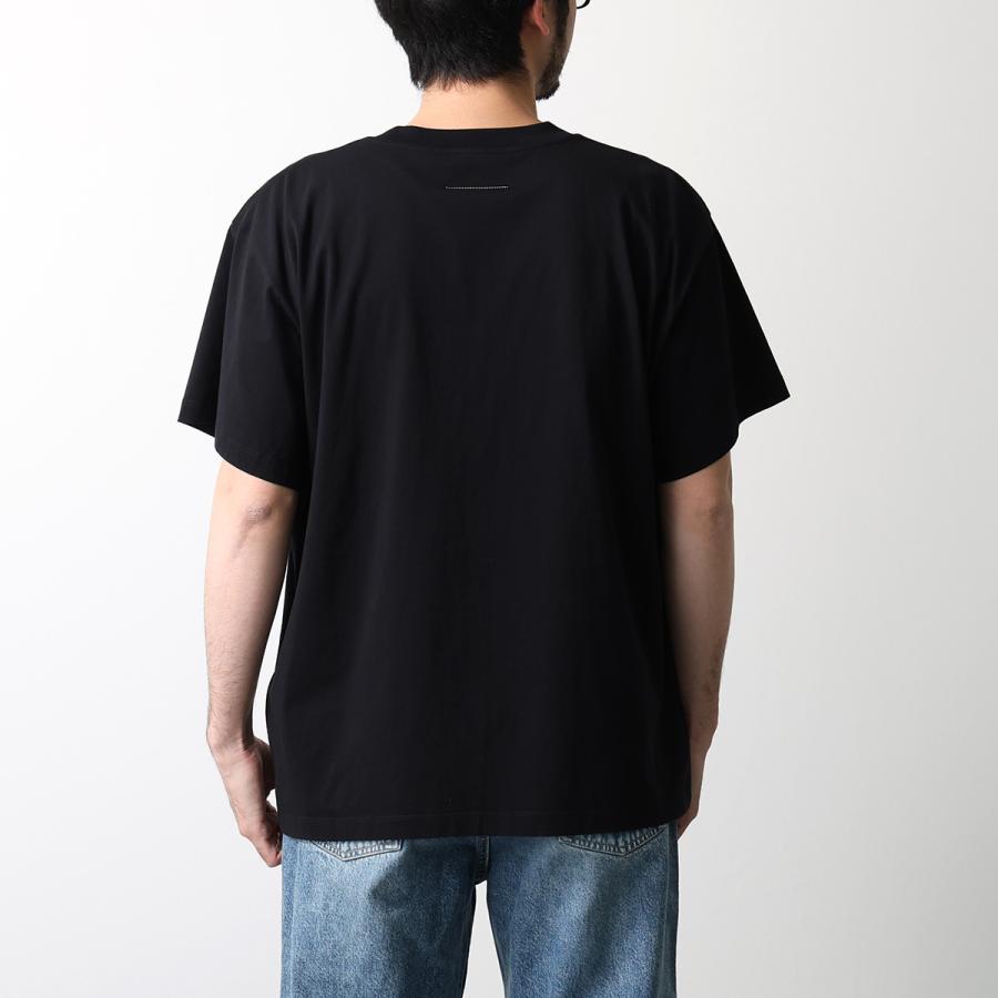 MM6 エムエムシックス メゾンマルジェラ Tシャツ SH0GC0032 M20170 メンズ 半袖 カットソー ナンバリングロゴ ロゴT クルーネック カラー2色の画像