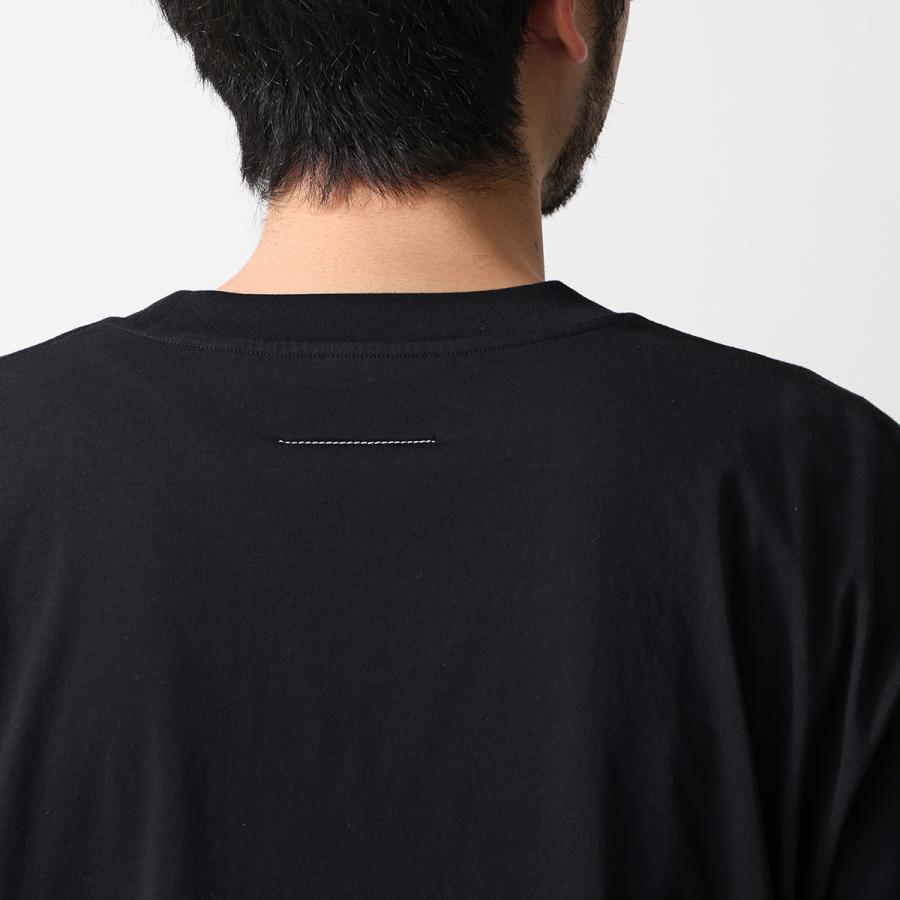 MM6 エムエムシックス メゾンマルジェラ Tシャツ SH0GC0032 M20170 メンズ 半袖 カットソー ナンバリングロゴ ロゴT クルーネック カラー2色の画像