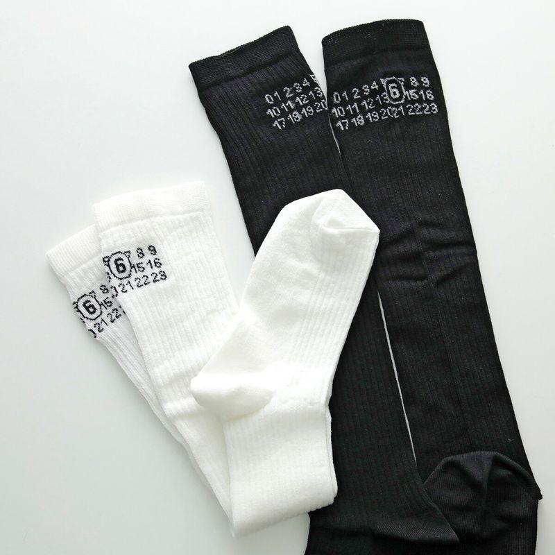 MM6 エムエムシックス メゾンマルジェラ ニーハイソックス S52TL0038