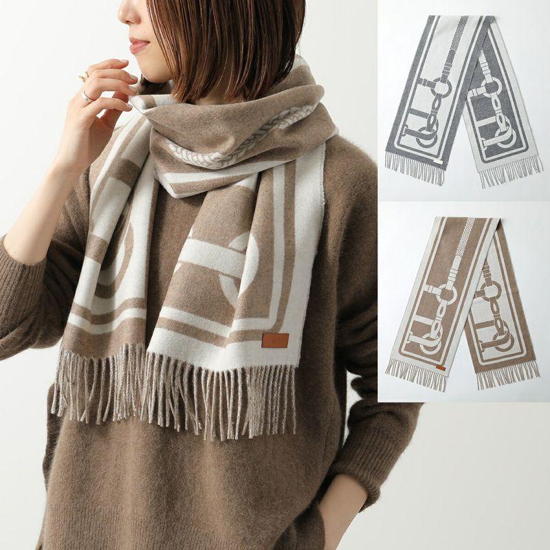 HERMES（エルメス） マフラー 160×30 コーチング Coaching H261635S