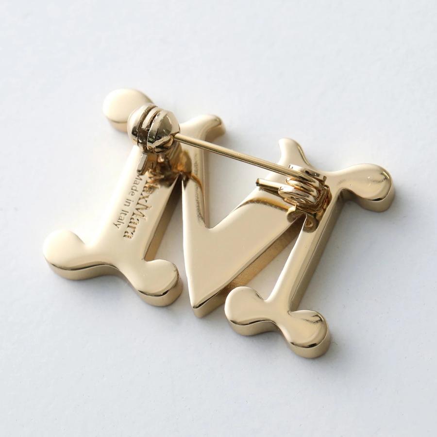 MAX MARA マックスマーラ ブローチ FACELLA ファチェッラ レディース アクセサリー ピンバッチ クリスタル ロゴ カラー3色の画像