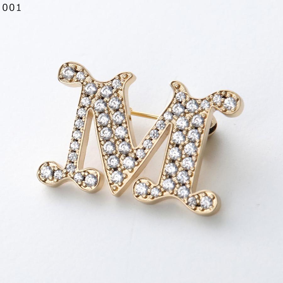 MAX MARA マックスマーラ ブローチ FACELLA ファチェッラ レディース アクセサリー ピンバッチ クリスタル ロゴ カラー3色_4