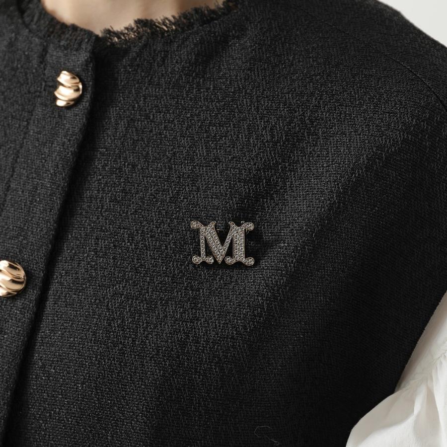MAX MARA マックスマーラ ブローチ FACELLA ファチェッラ レディース アクセサリー ピンバッチ クリスタル ロゴ カラー3色の画像