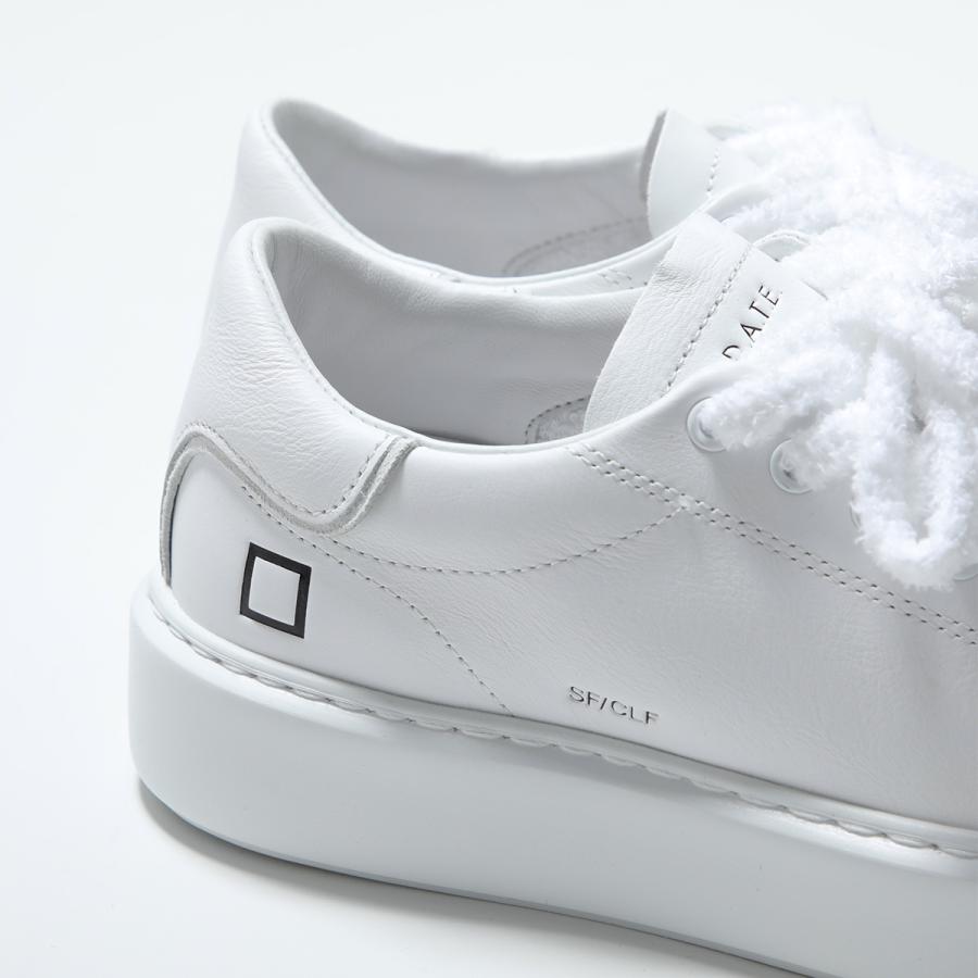 D.A.T.E. デイト スニーカー SFERA CALF スフェラ カーフ レディース レザー ローカット レースアップ 厚底 ロゴ シューズ 靴 WHITEの画像