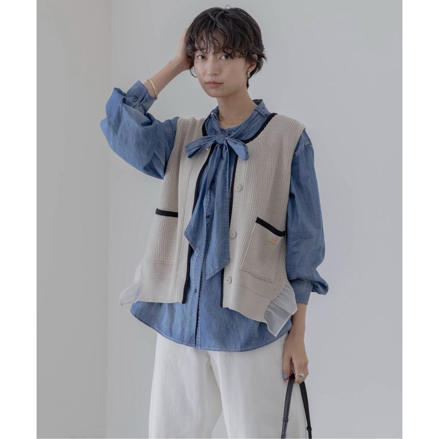 Eimee Law（エイミーロウ） ジレ 84593T レディース ニット フリル