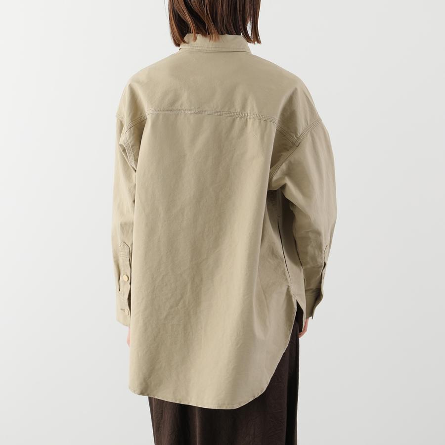 marmors（マルモア） シャツ 226101005 レディース ルーズ 長袖 胸 