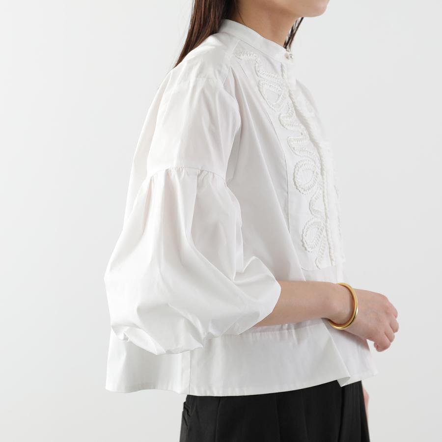 Deuxieme Classe 　MARILYN MOON ブラウス　白 MARILYN MOON/マリリンムーン】dramatic cami Blouse（シャツ