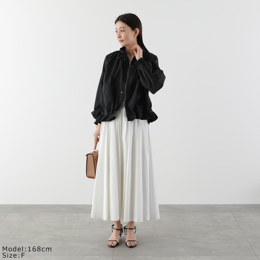 Marilyn Moon（マリリンムーン） ブルゾン pleats sheer dolman