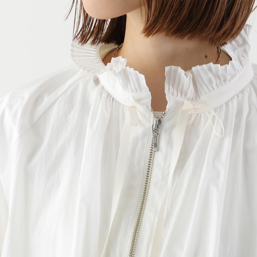 Marilyn Moon（マリリンムーン） ブルゾン pleats sheer dolman