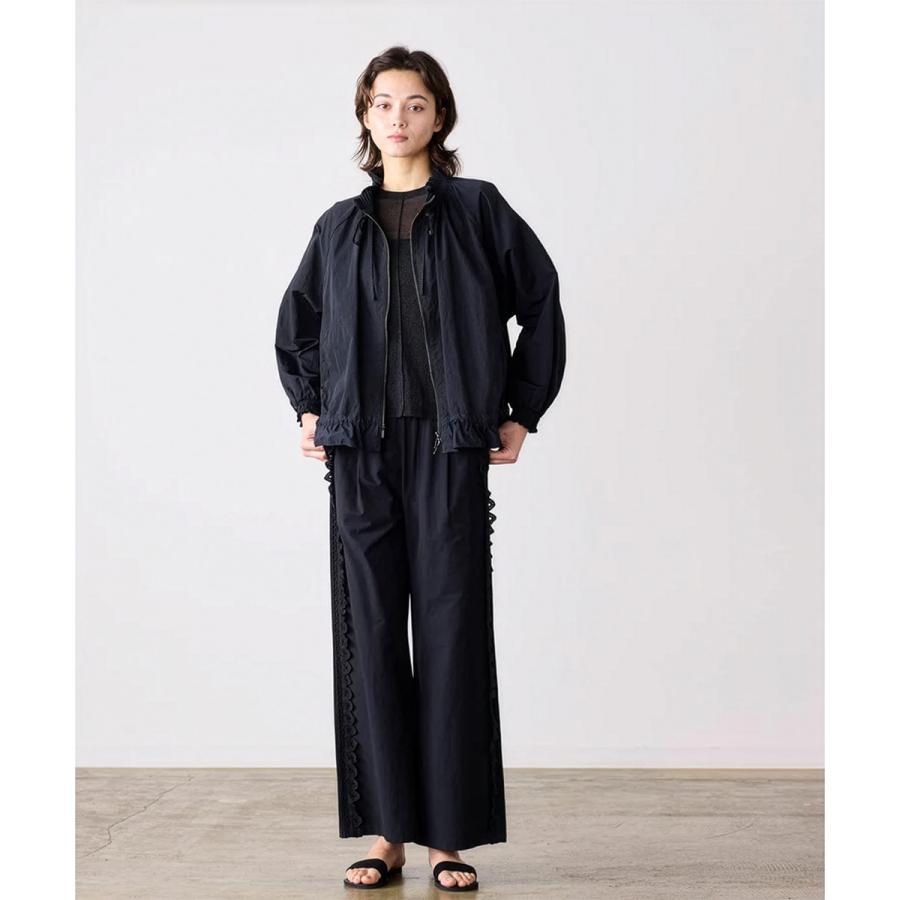 Marilyn Moon（マリリンムーン） ブルゾン pleats sheer dolman
