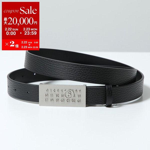 MM6 Maison Margiela ナンバリングバックルナローベルト MM6 エムエムシックス メゾンマルジェラ ナローベルト SA6TP0010 P8883