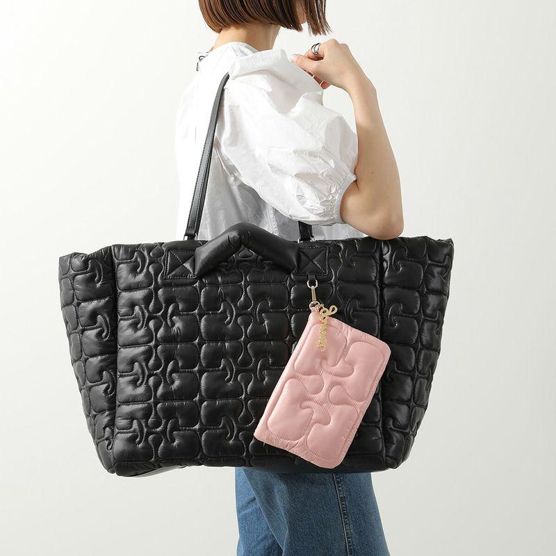GANNI（ガニー） ポーチ B3010132 8517 レディース ナイロン パッド 