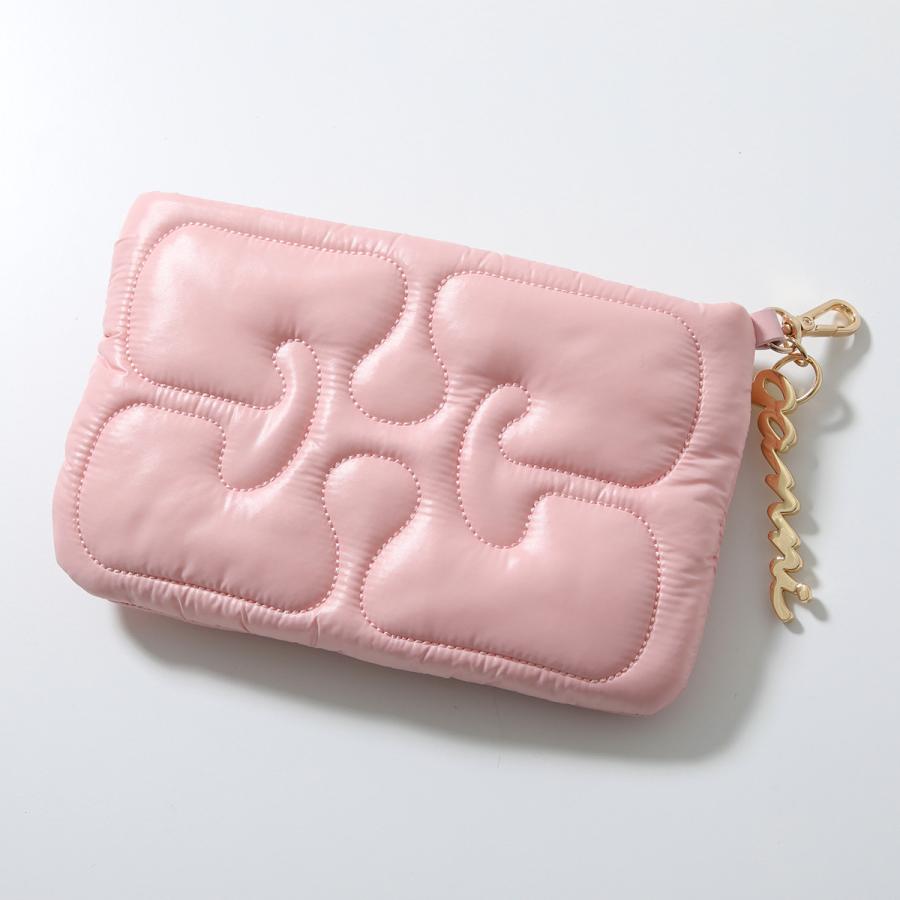 GANNI（ガニー） ポーチ B3010132 8517 レディース ナイロン パッド