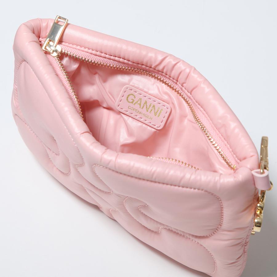 GANNI（ガニー） ポーチ B3010132 8517 レディース ナイロン パッド 