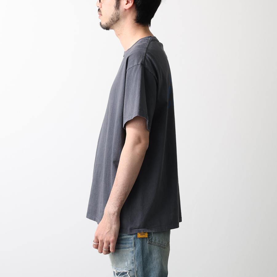 GALLERY DEPT ギャラリーデプト Tシャツ TDT-10210 メンズ 半袖 カットソー クルーネック コットン ロゴ ロゴT ヴィンテー加工 VBLKの画像