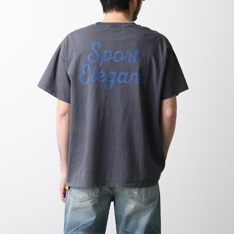 GALLERY DEPT ギャラリーデプト Tシャツ TDT-10210 メンズ 半袖 カットソー クルーネック コットン ロゴ ロゴT ヴィンテー加工 VBLKの画像