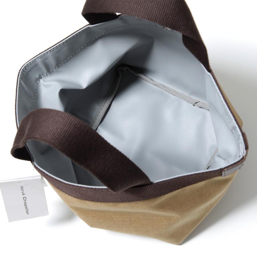 Herve Chapelier（エルベシャプリエ） ハンドバッグ コーデュラ 舟型