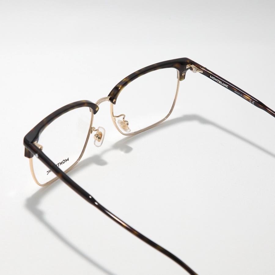 MONTBLANC（モンブラン） メガネ MB0199OA メンズ サーモントブロー型