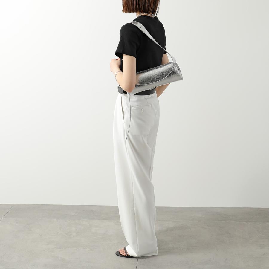Jil Sander ジルサンダーCannolo スモール本当シルバー伊勢丹 JIL SANDER（ジルサンダー） ハンドバッグ CANNOLO SM カンノーロ