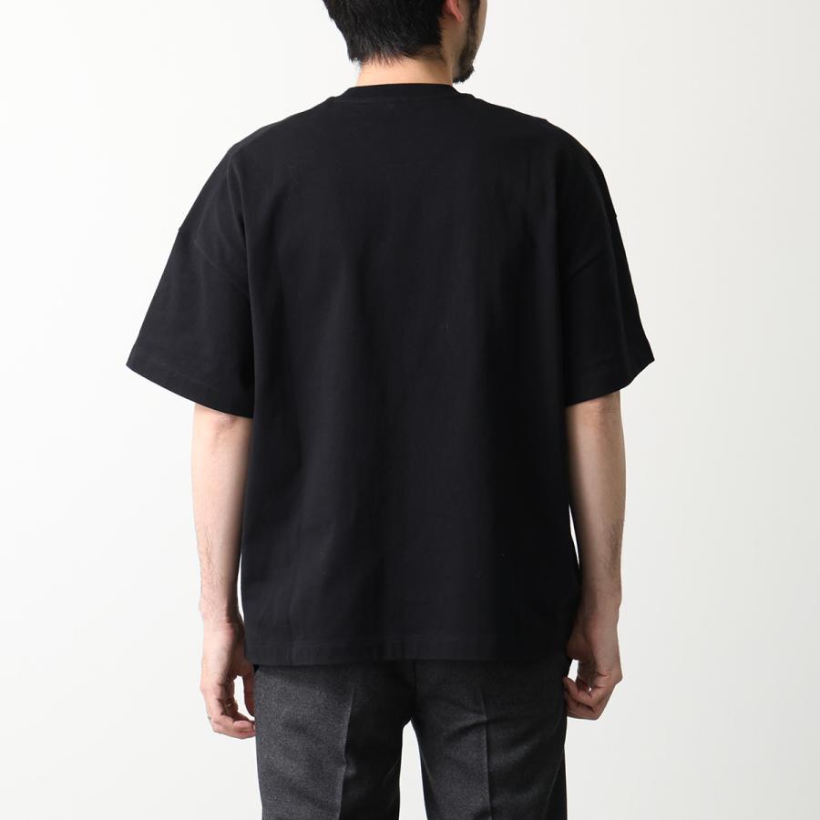 JIL SANDER ジルサンダー 半袖 Tシャツ J21GC0001 J45317 メンズ ロゴ カットソー ロゴT コットン クルーネック カラー2色 J21GC0001J45317001の画像