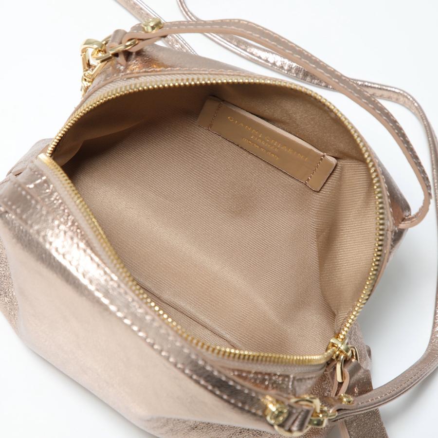 GIANNI CHIARINI ジャンニキアリーニ ショルダーバッグ ALIFA S アリファ BS 8145 VNCMET レディース メタリック レザー クロスボディ 鞄 カラー2色の画像