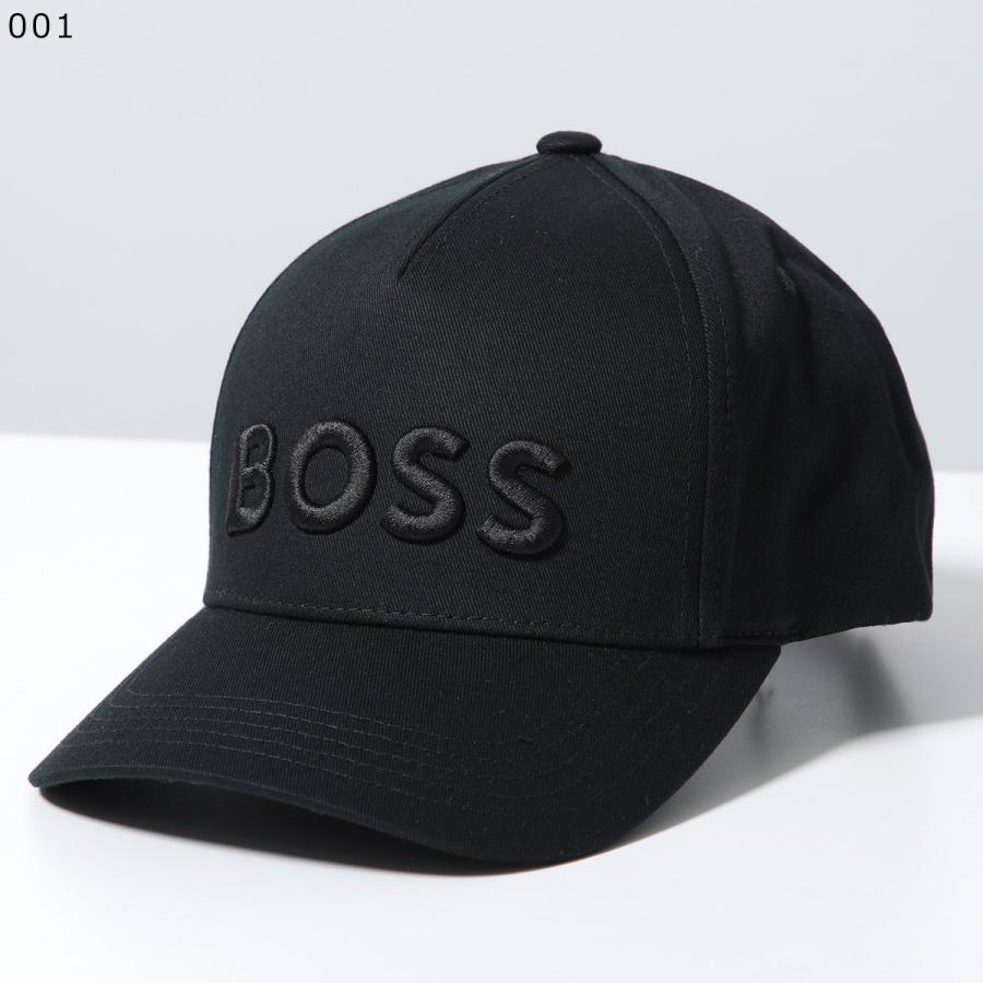 ブラック エンボスロゴ ベースボールキャップ HUGO BOSS（ヒューゴ・ボス） ベースボールキャップ Seth-Boss